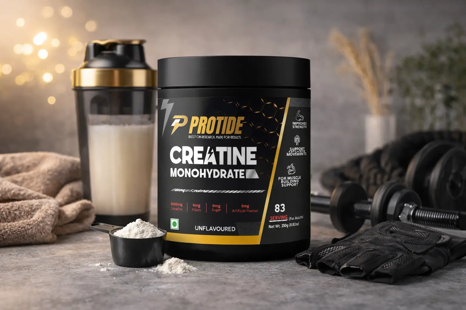 pprotide creatine monohydrate